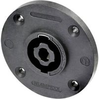 Neutrik NL4MPRXX Connettore per altoparlanti Presa a pannello contatti dritti Numero Poli (num): 4 Nero 1 pz.