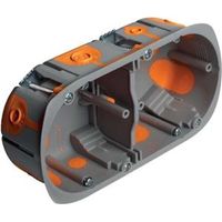 Pack de 50 boîtes d'encastrement BBC - 2 postes - Ø 67 mm - Profondeur 50 mm - 100250 - EMX