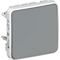 Legrand 069541 NO Plexo pushbutton gray 10A