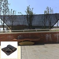 Schattentuch, Sonnenschutz-Schattennetz, Gewächshaus-Pflanzenabdeckungen, Anti-UV-Schattenplane, Schwarzer Schutzzaun, Winddicht, Anti-Aging, 5x7m - RWShade Sail