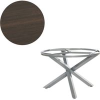Sonnenpartner Gartentisch Base-Spectra rund 100 cm Aluminium anthrazit Tischsystem