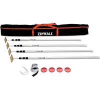 Kit de protection de chantier HILAIRE ZipWall - 4 perches - ZIP-SLP4