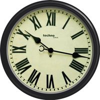 Techno Line WT 7050 Reloj de pared negro beige 50 cm