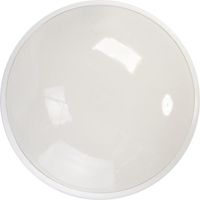 Plafoniera Camea 1x75W E27 230V con sensore RCR IK10 IP44 Classe Milky 202452