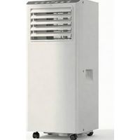 Climatiseur mobile blanc 7000 BTU 3 en 1, Refroidissement Déshumidification, Ventilation 2 vitesses de ventilation, blanc