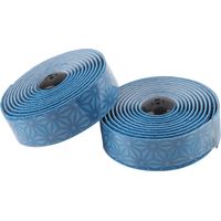 Ruban de guidon vélo route, élastique et absorbant, bleu, antidérapant