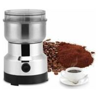 Debuns – Moulin à café électrique 220V – Broyeur à graines en acier inoxydable – Moteur puissant pour café, épices, noix – Compact et facile à nettoyer