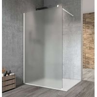 Gelco Vario - Parete doccia walk-in, 140 cm, vetro rivestito, vetro bianco/smerigliato GX1414GX1015