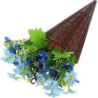 suspendus panier à fleurs avec décoration artistique décorative pour jardin de femmes et