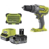 Taladro percutor 18V Ryobi R18PD3-140SA con batería 4,0 Ah