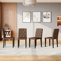 Chaise de bar Chaise de bar Tabouret Haut Marron Métal 42x46x89cm