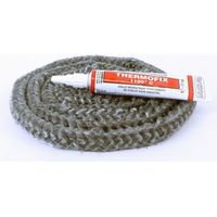 Supra – Joint de porte et fenêtre 14 x 8 mm – Joint rectangulaire en fibres de verre tressée – Haute résistance à la chaleur 550°C – Vendu au mètre