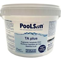 Correcteur d'alcalinité TAC+ TA+ 2 kg – Équilibre de l'eau pour piscine – Stabilise le pH et améliore l'efficacité des traitements – Poolsan