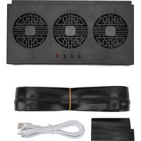 Solar Powered Car Exhaust Fan Fast Cooling Removing Odor Portable Energy Saving Black Air Vent Radiator Fan
