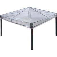 Remplacement de housse de gazebo Transparent 300 x 300 x 26 cm