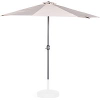 Ombrellone Rebecca Mobili Abuliton 235x270x135 Acciaio Poliestere Beige Moderno
