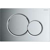 Placca di scarico WC Geberit Sigma01 per risciacquo a due quantità 115.770.21.5 cromo lucido