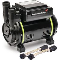 Salamander CT85+ XTRA 2.5 Bar Positive Single Shower Pump +Iso Hoses CT85PLUS