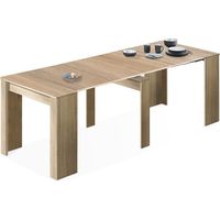 Mesa consola extensible Kendra Roble Canadian 235cm (ancho) x 78cm (alto)