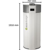 Ecodesign Warmwasserwärmepumpe ED 400 395 L Brauchwasser Wärmepumpe Heizung
