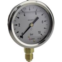 ICH Manometer 63R10.MGE Anschluss (Manometer): Unterseite 0 bis 10 bar Außengewinde 1/4" 1 St.