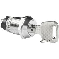 NKK Switches CKL12BFW01 CKL12BFW01 Schlüsselschalter 250 V/AC 3 A 1 x Ein/Ein 1 x 90 ° 1 St.