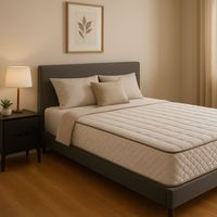 Materasso 120x190 x 23,5 cm + Cuscino Visco - Supporto Rigido - Schiuma 40 Kg/m3 Alta Resilienza