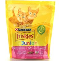 Friskies Junior Cats Hühner-, Gemüse- und Milchkroketten Purina 375 Gramm