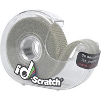 ID-Scratch Klettband - Rolle 2m x 2cm - Farbe grau
