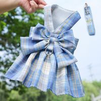 Chien Pyjamas Vêtements Soie Doux Chemise Loungewear Chiot Pyjamas Pour Chatons(Bleu ciel M)