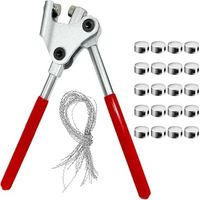 Pince D'Étanchéité au Plomb, Haute Dureté a Plomber en Acier, Outil de Scellement Antivol, Accessoires Complet pour Scellé Compteur Électrique, D'eau, gaz -