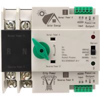 AC 220V Double Puissance Commutateur de Transfert Automatique Milliseconde Commutateur de Transfert de Synchronisation Ininterrompu Modèles Photovoltaïques Domestiques(3).