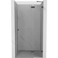 Mexen Lunar porte de douche pivotante droite 120 cm, transparent, gris canon brossé - 834-120-000-66-00-P