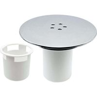Desagüe de ducha , desagüe de ducha de 90 mm/115 mm, reemplazo de tapa de desagüe de ducha, tapa de desagüe de ducha universal, tapa de tapón de ducha cromada, flujo rápido
