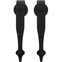 Intersteel 2-teiliges Laufrollen-Set Classic 290 mm Schwarz