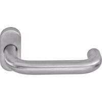 OGRO Drückerlochteil PREMIUM 8100/6620 - mit Rosette, Edelstahl matt