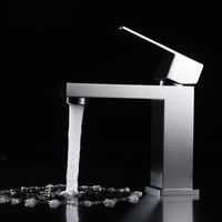 Imex - Grifo Monomando Lavabo Caño Bajo Cromado Serie Valencia