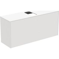 IS WT-Platte Conca ohne Ausschnitt TV746Y1, 1202x373mm Weiß, Alte Nr.2019