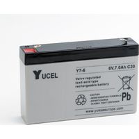 Yucel - Batterie plomb AGM YUCEL Y7-6 6V 7Ah F4.8