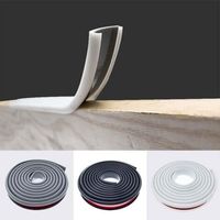 2M Blanc Forme de U 16MM Bande de Couvre Chant en Melamne Adhesive,Pas de Thermocollant Chêne Chant Plan de Travail Bande de Garniture,Caoutchouc Souple TPE Placage Bois Chant pour Meubles