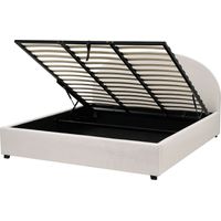 Ottoman Bed Fabric VAUCLUSE 180 x 200 cm (EU Super King) Light Beige