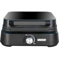 Unold Piastra per Waffle Belgians Brussels nera Schwarz (48275)