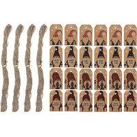 400 étiquettes suspendues en papier kraft