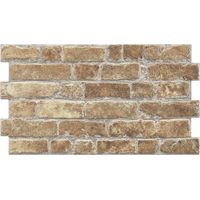 Carrelage mural parement 31x56 cm effet pierre naturelle – Grès cérame émaillé pour façades extérieures – Décoration murale intérieure – Realonda