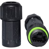 BEBUSINGOTO Conector de acoplamiento USB C, conector IP68 USB tipo C hembra versus conector hembra para montaje en panel, adaptador de extensión de tipo C 3.1 para transferencia de données/carga al e