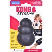 KONG Extreme Medium Giocattolo per Cani in Gomma , 141 gr, 9 Cm