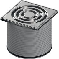 TECEdrainpoint S Rostrahmen aus Edelstahl, 100 × 100 mm,