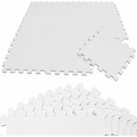 9 Pièces Tapis de Sol Bébé 30x30 Tapis Mousse Bebe Tapis de Jeux Enfant Pliable
