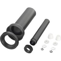 Otto Haas-PE-Wand-WC-Anschlussgarnitur 300 mm, 90/110, weisse Deckkappen 3601