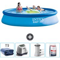Intex Piscine Easy Set Ronde - 396x84 cm - 5-pièces SCB54